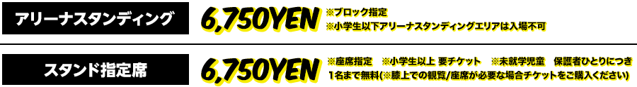 チケット価格