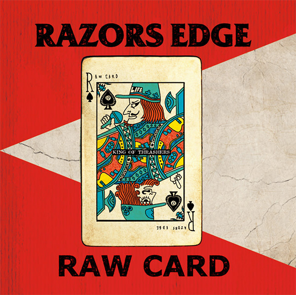 RAZORS EDGE 6th Album [RAW CARD] JKT画像