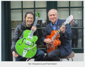 Ken Yokoyama、Gretsch 社の社長、Fred Gretsch さんとミーティングの模様が本国の公式ホームページに掲載！