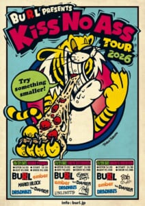 BURL presents “KISS NO ASS TOUR”東京公演追加ゲスト発表!